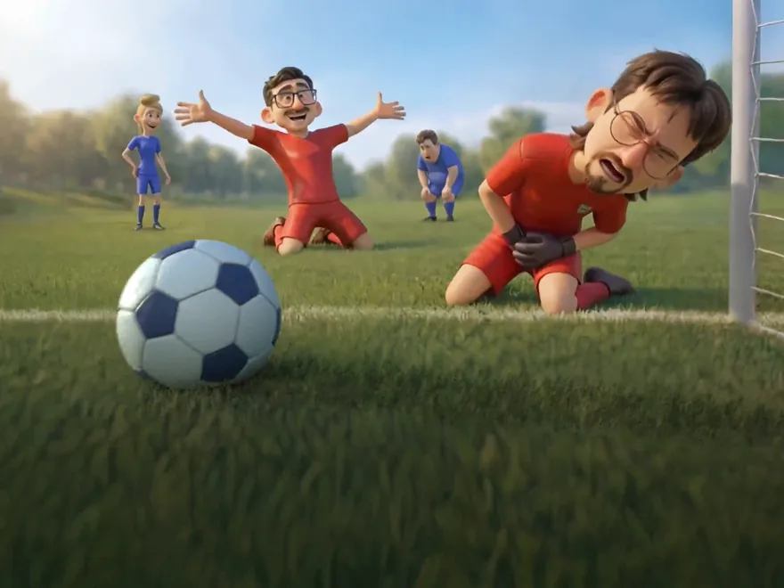 Office staff celebrating around a smartphone bet slip – sportsbook starter artwork